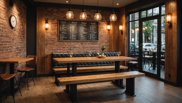 Transformez votre restaurant avec une banquette en bois élégante